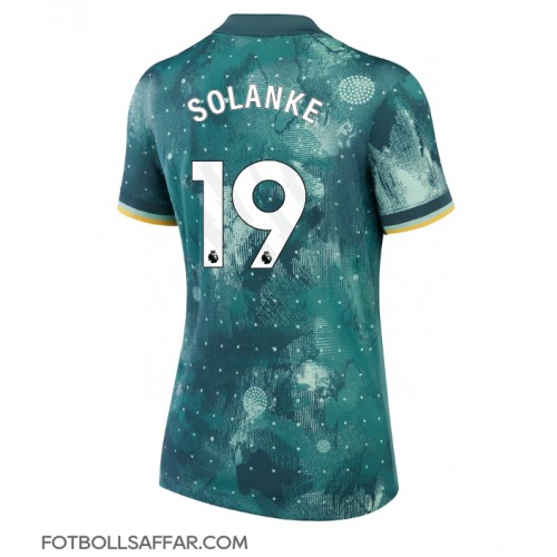 Tottenham Hotspur Dominic Solanke #19 Tredjeställ Dam 2024-25 Kortärmad